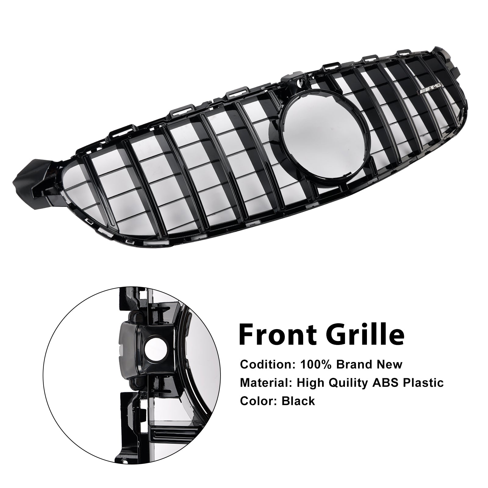 Grille de pare-chocs avant pré-lifting Mercedes Benz W205 C63 2015-2018