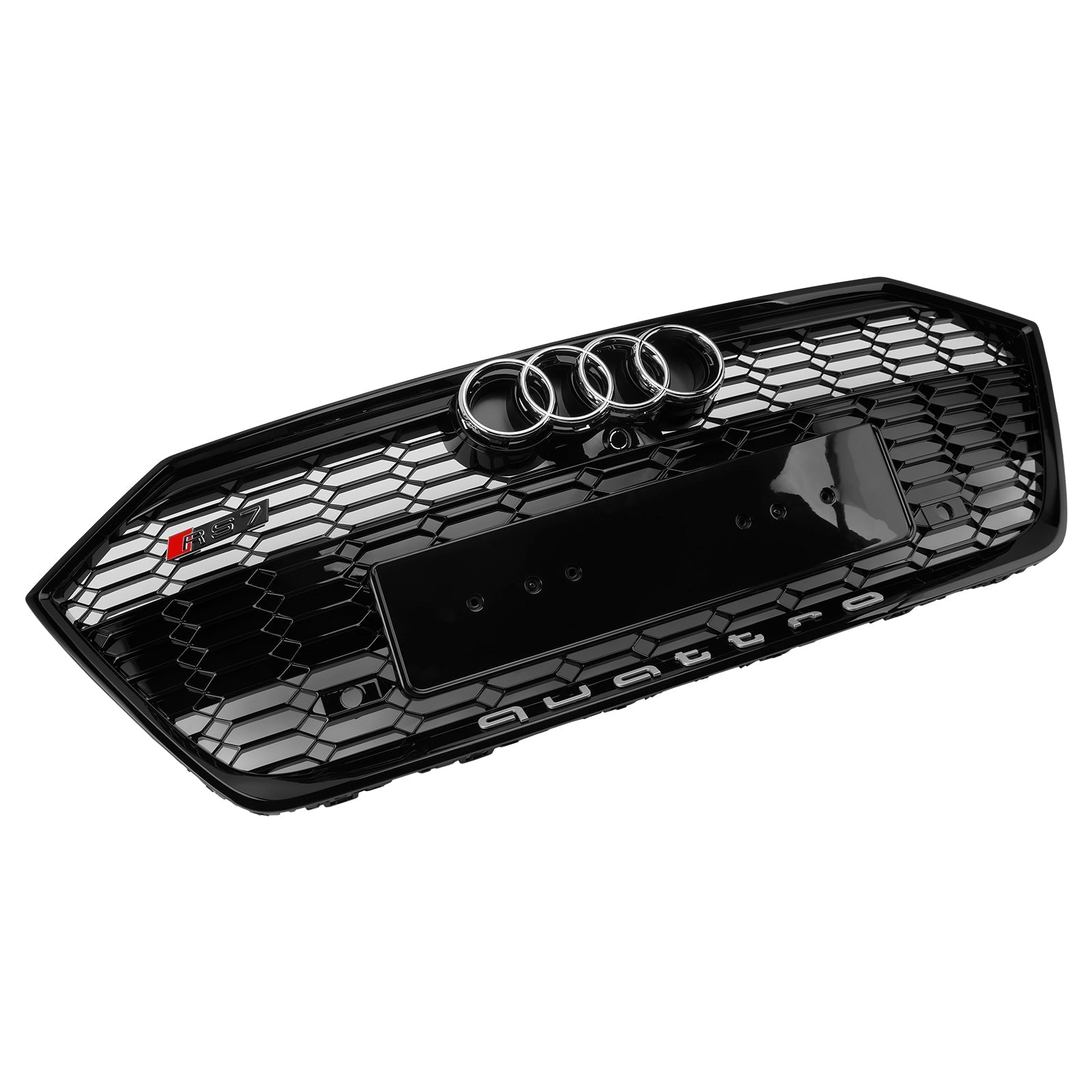 Brillant Black Front Bumper Grid voor Audi A7 C8/Sline/S7 2019-2024