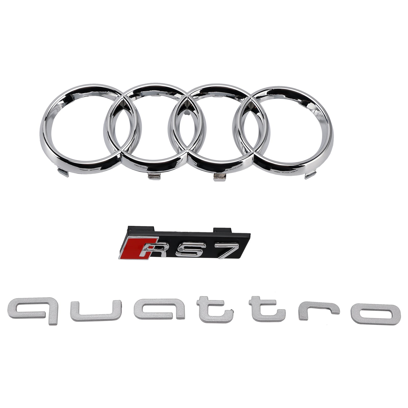 Brillant Black Front Bumper Grid voor Audi A7 C8/Sline/S7 2019-2024