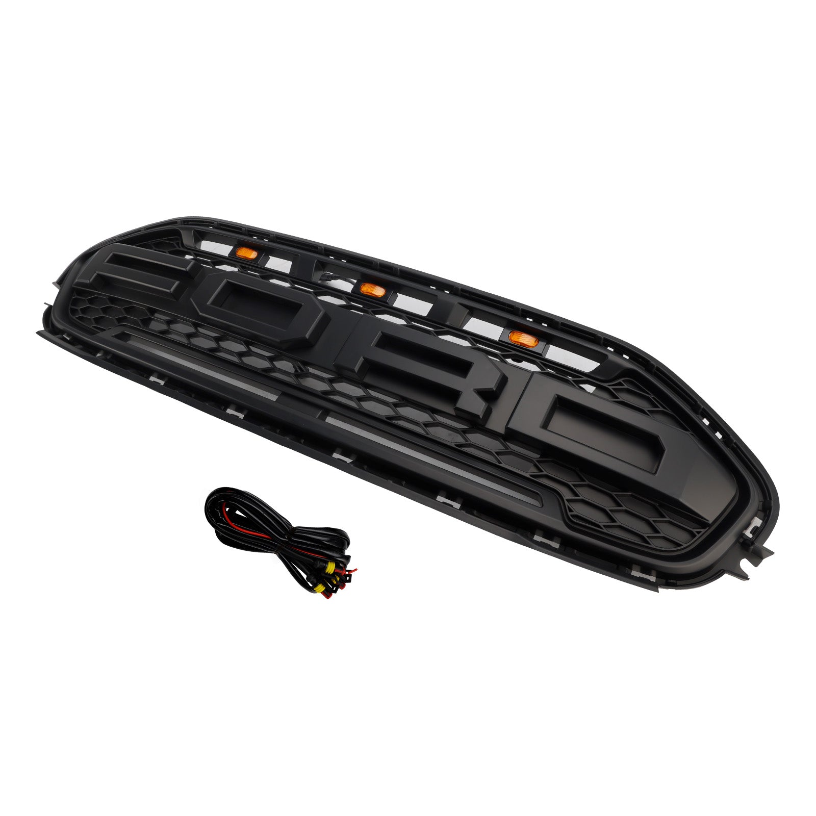 Grille de pare-chocs avant noire avec LED pour Ford Transit Connect 2019-2023