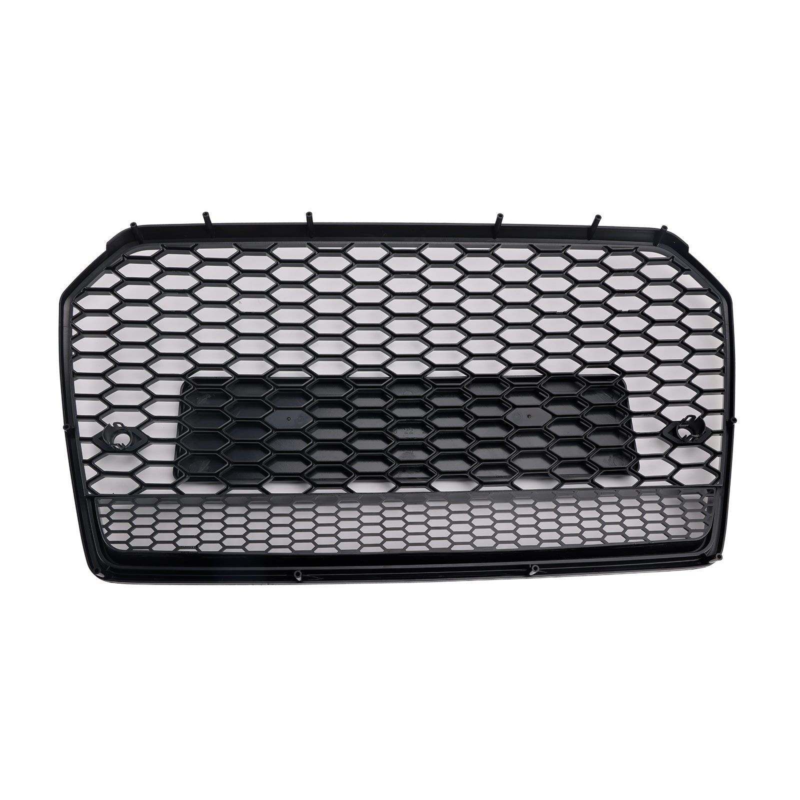 Calandre avant en nid d'abeille style RS6 pour Audi A6 S6 C7 2016-2018, noire