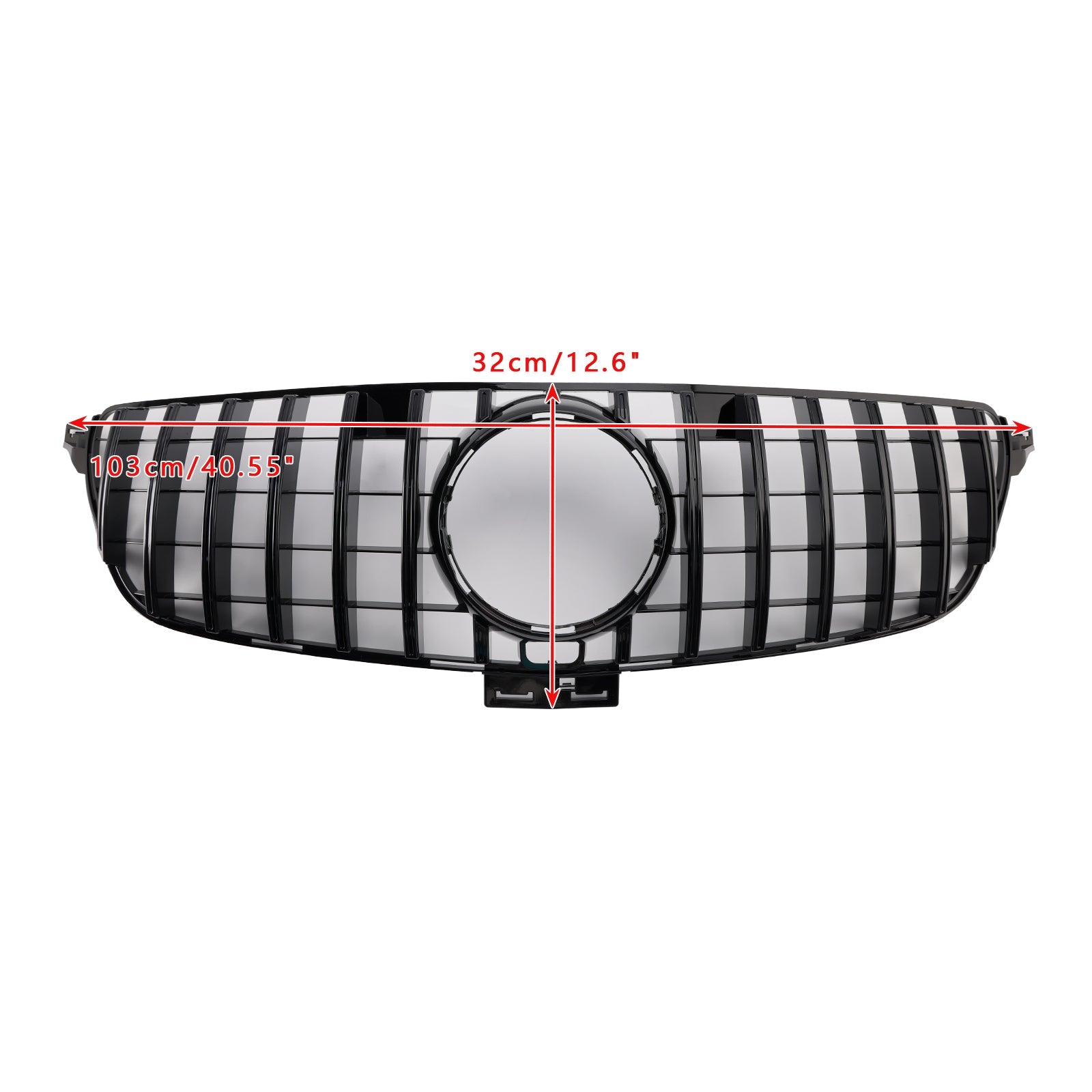 Grille de pare-chocs avant style GT pour Mercedes Benz Classe GLE W166 2015-2018