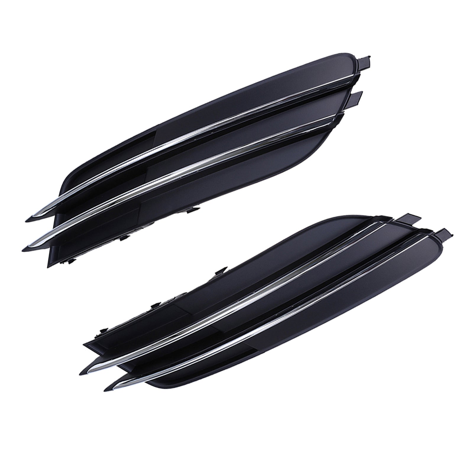 Par de rejillas protectoras de faros antiniebla delanteros para Audi A6 C7 2011-2014