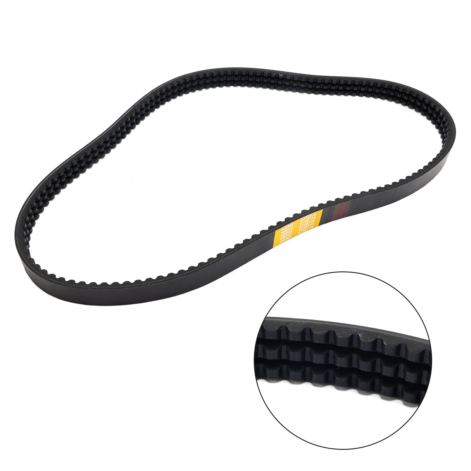 Courroie 'entraînement 6736775 pour chargeur Bobcat 753 S130 S150 S160 S175 S185 S205 T140