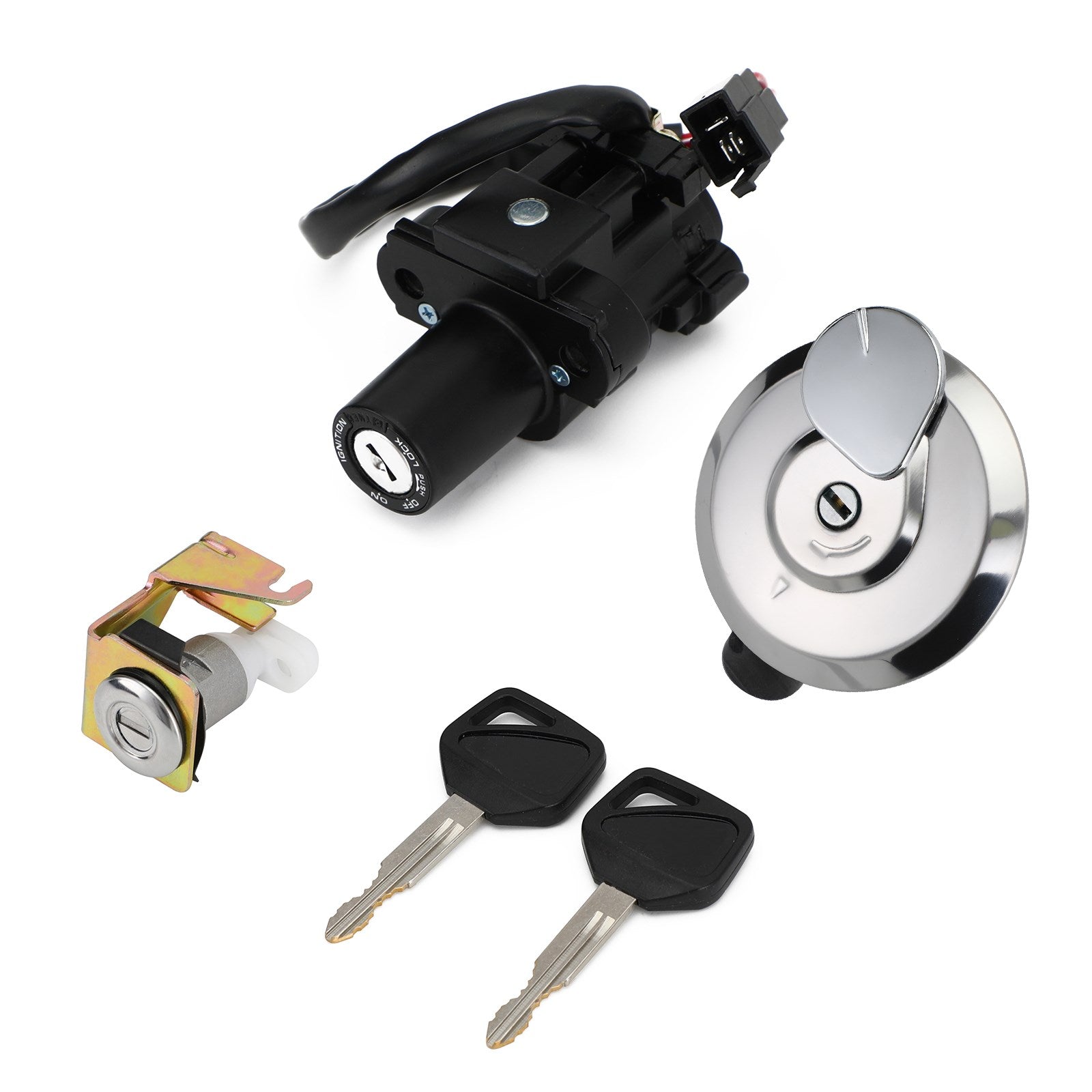 Interrupteur d'allumage Carburant Gas Cap Seat Lock Set Keys Pour Honda XL125V Varadero 01-06 Générique