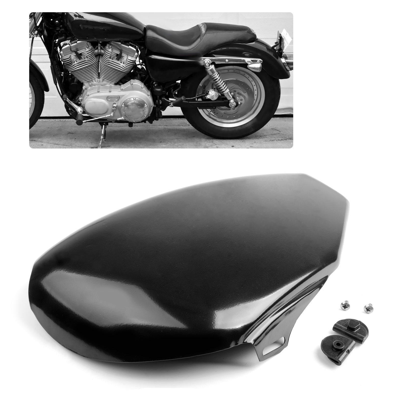 Coperchio laterale batteria per Harley 883 2004-2013