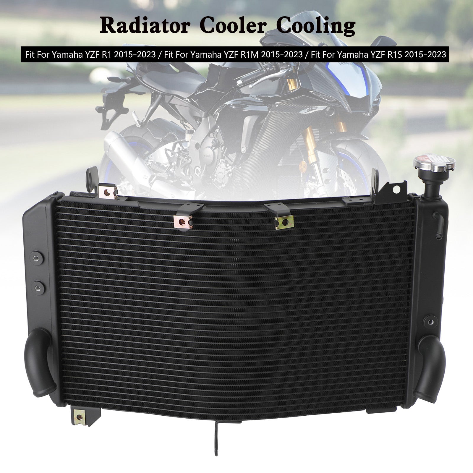 Enfriador de radiador de aluminio de refrigeración para Yamaha YZF R1 R1M R1S 2015-2023