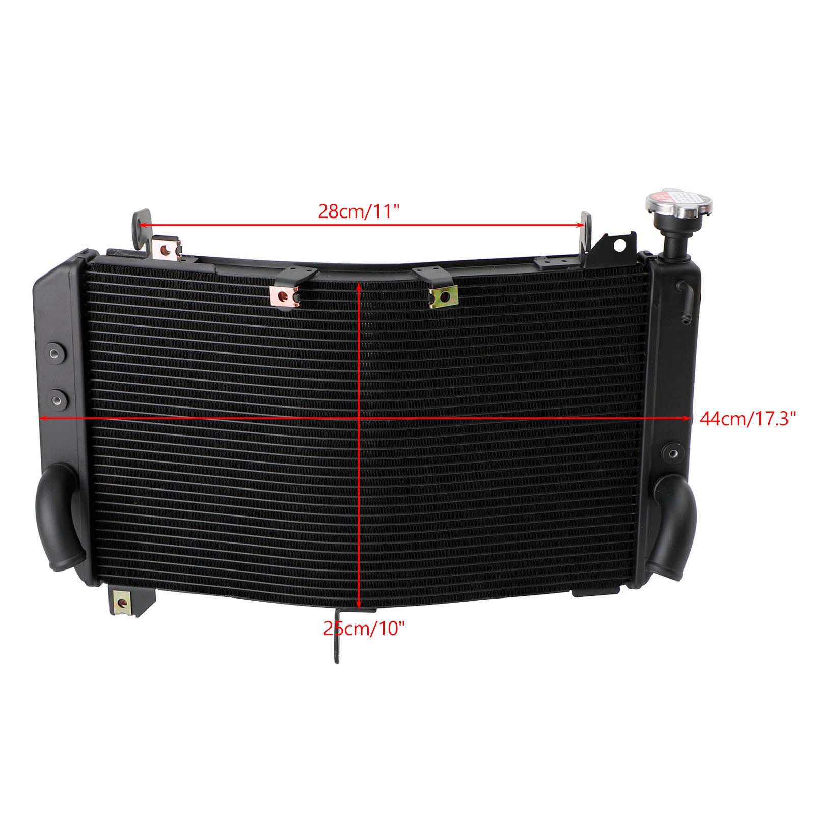 Raffreddamento del radiatore in alluminio per Yamaha YZF R1 R1M R1S 2015-2023