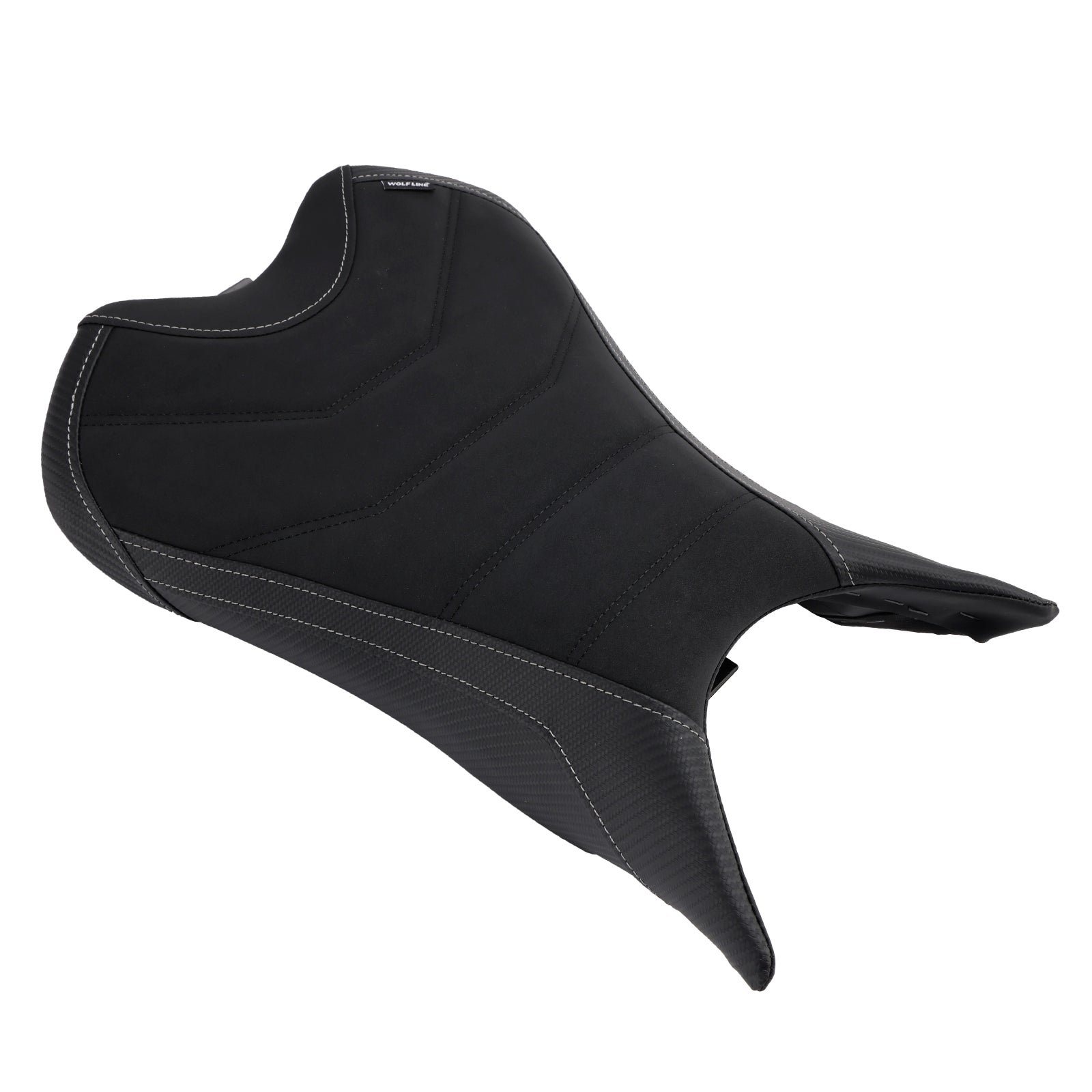 Coussin de siège conducteur avant Raider rouge pour Street Triple 765R/RS (2023-2025).