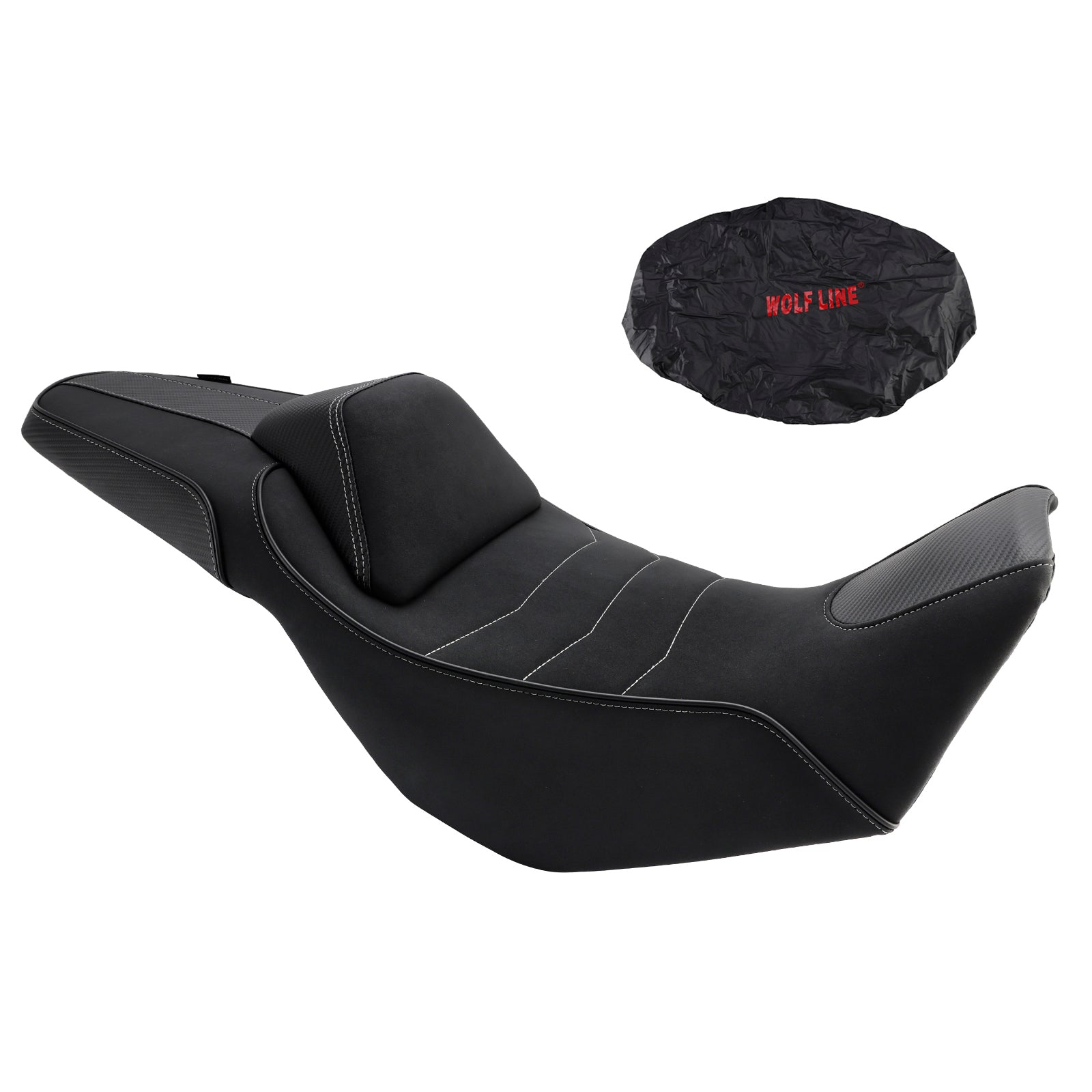 Popolnoma oblazinjen sovoznikov sedež +15 mm za Honda NX400 in NX500 (2024-2025)