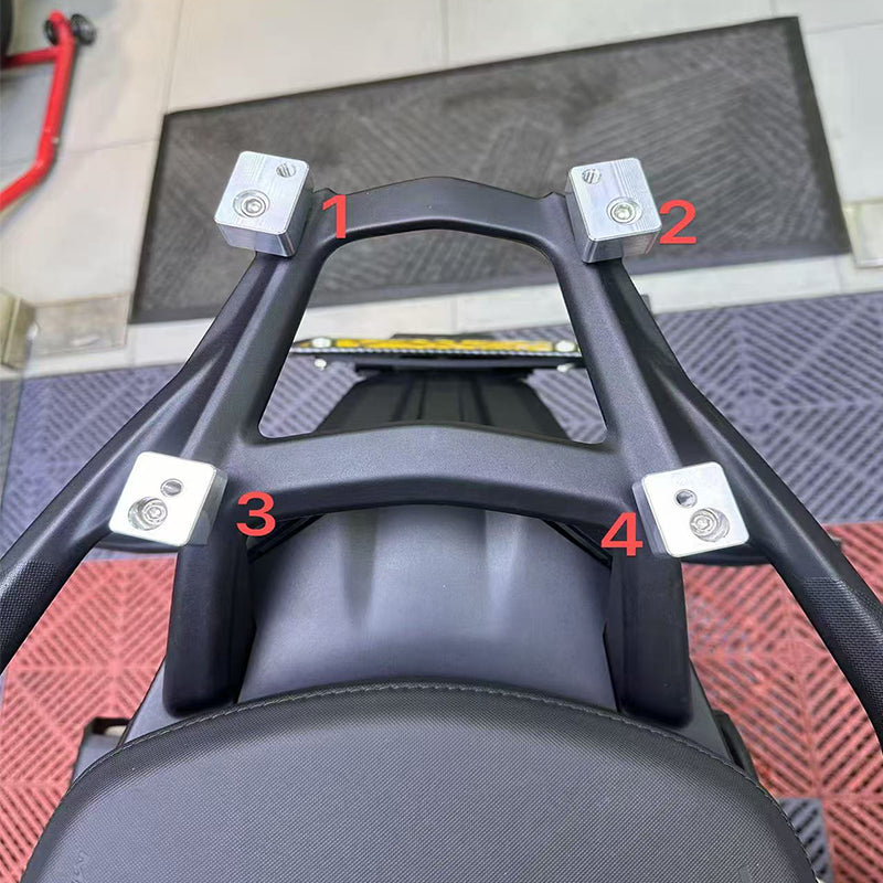 Porte-bagages arrière en aluminium pour Ducati Multistrada V4/V4S 2022-2025