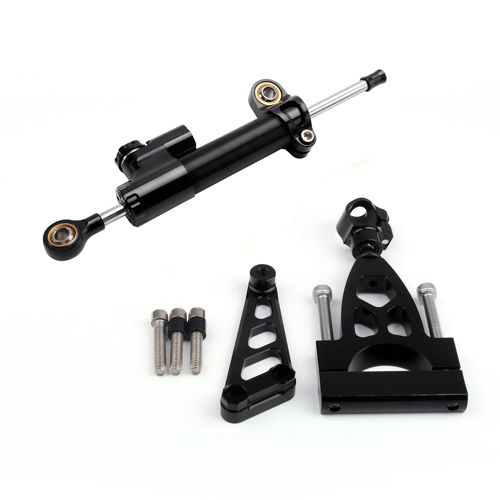 Stabilisateur d'amortisseur de direction de moto pour HONDA CB400 SUPER FOUR 1996-2015 noir générique