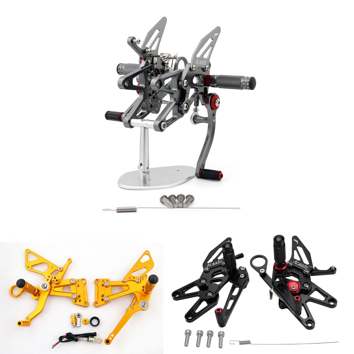 Tylne elementy sterujące Regulowane tylne podnóżki dla BMW S1000RR S 1000 RR 2010-2011 Generic