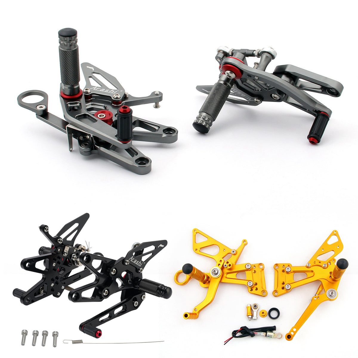 Tylne elementy sterujące Regulowane tylne podnóżki dla BMW S1000RR S 1000 RR 2010-2011 Generic