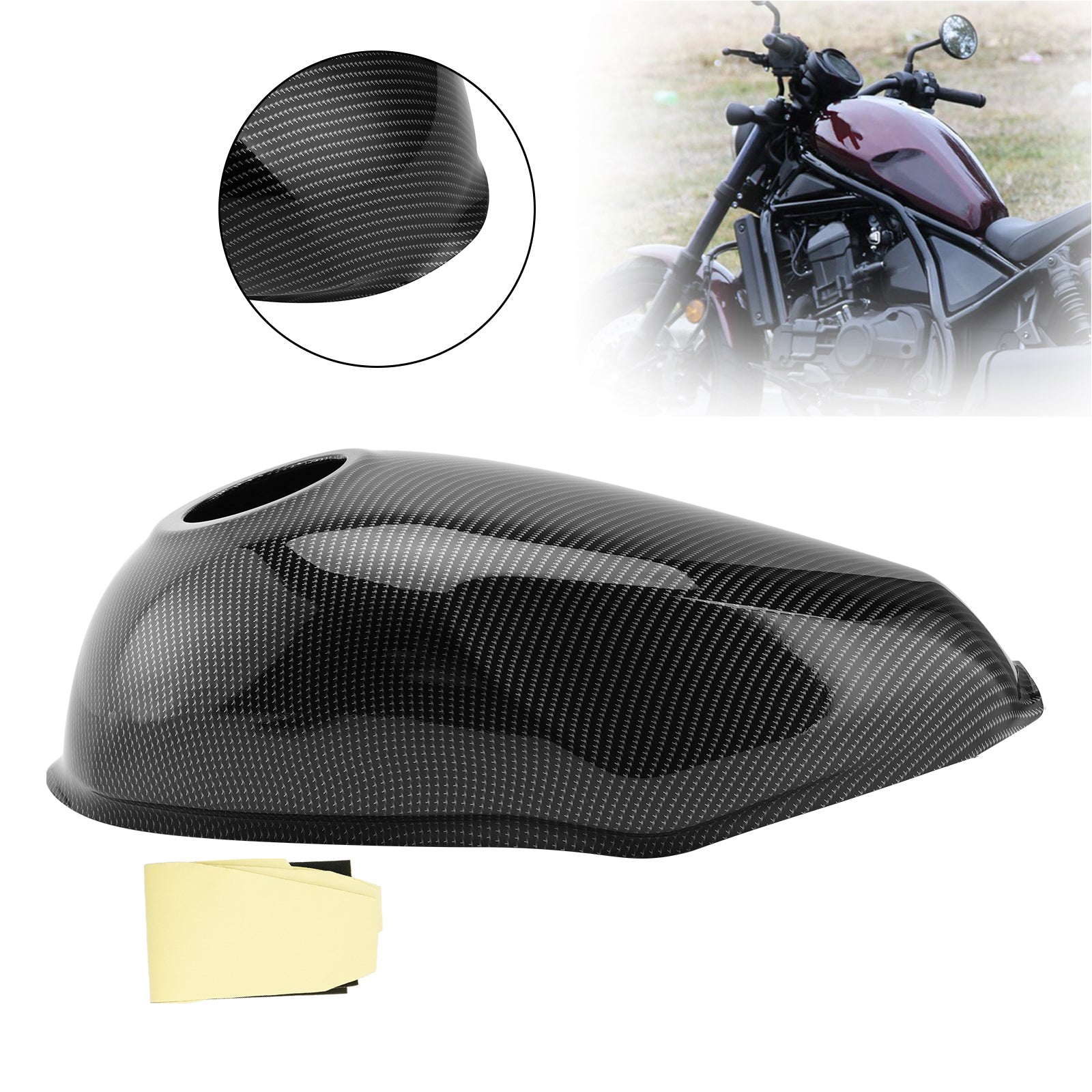 Capot de carénage de garniture de réservoir de gaz pour Honda Rebel CMX300 2021-2022 CMX500 2017-2023 générique