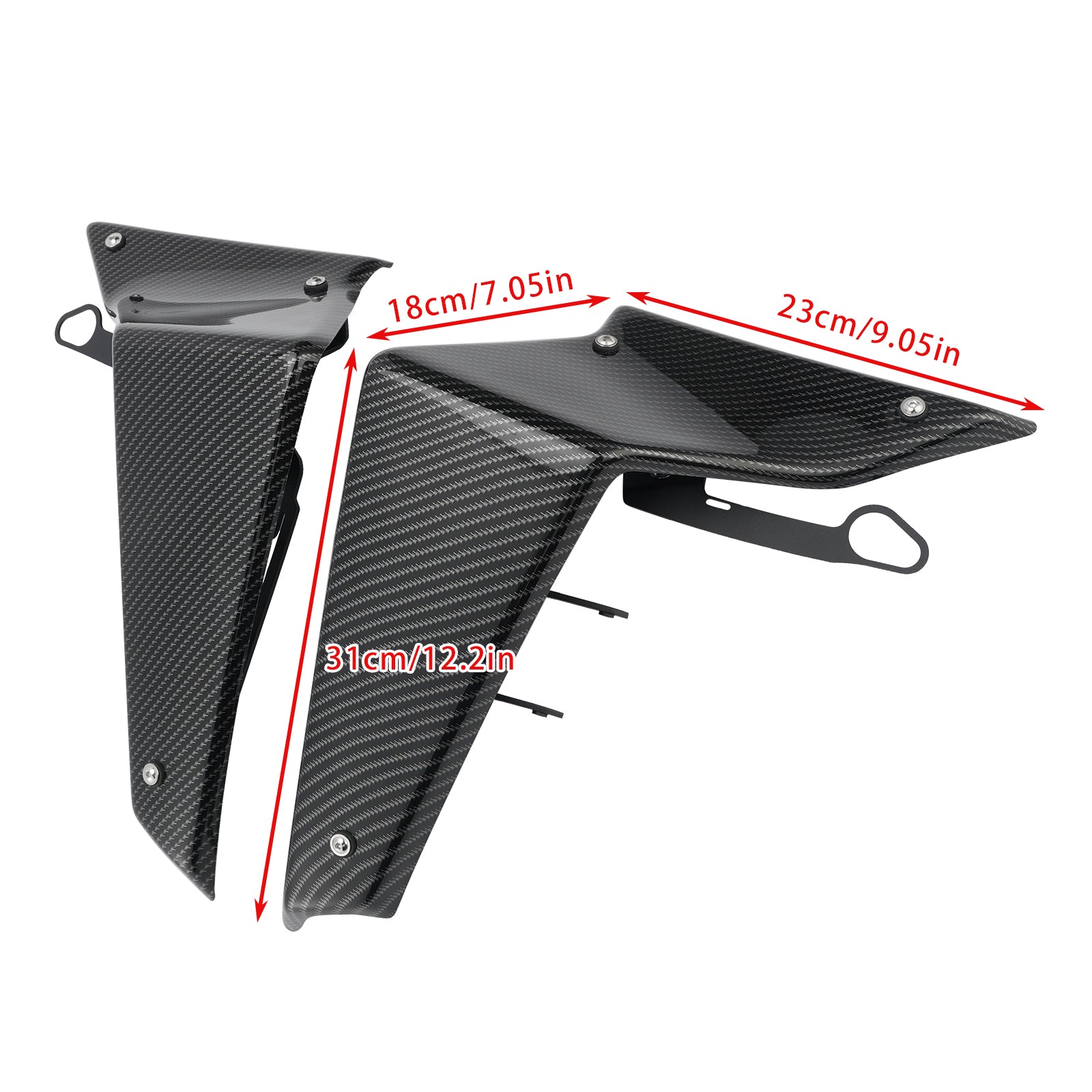 Aerodynamische vleugel-deflector Yamaha MT-09 SP FZ 09 2021-2022
