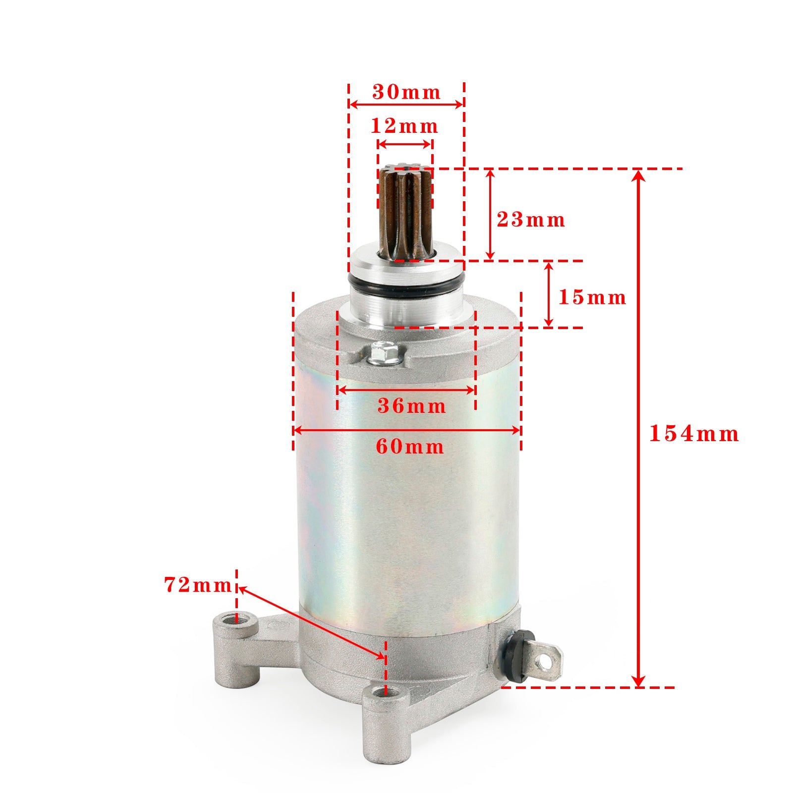 Nouveau démarreur moteur démarrage 9 cannelures adapté pour Suzuki VL125 VL250 intrus VL 125cc, 250cc