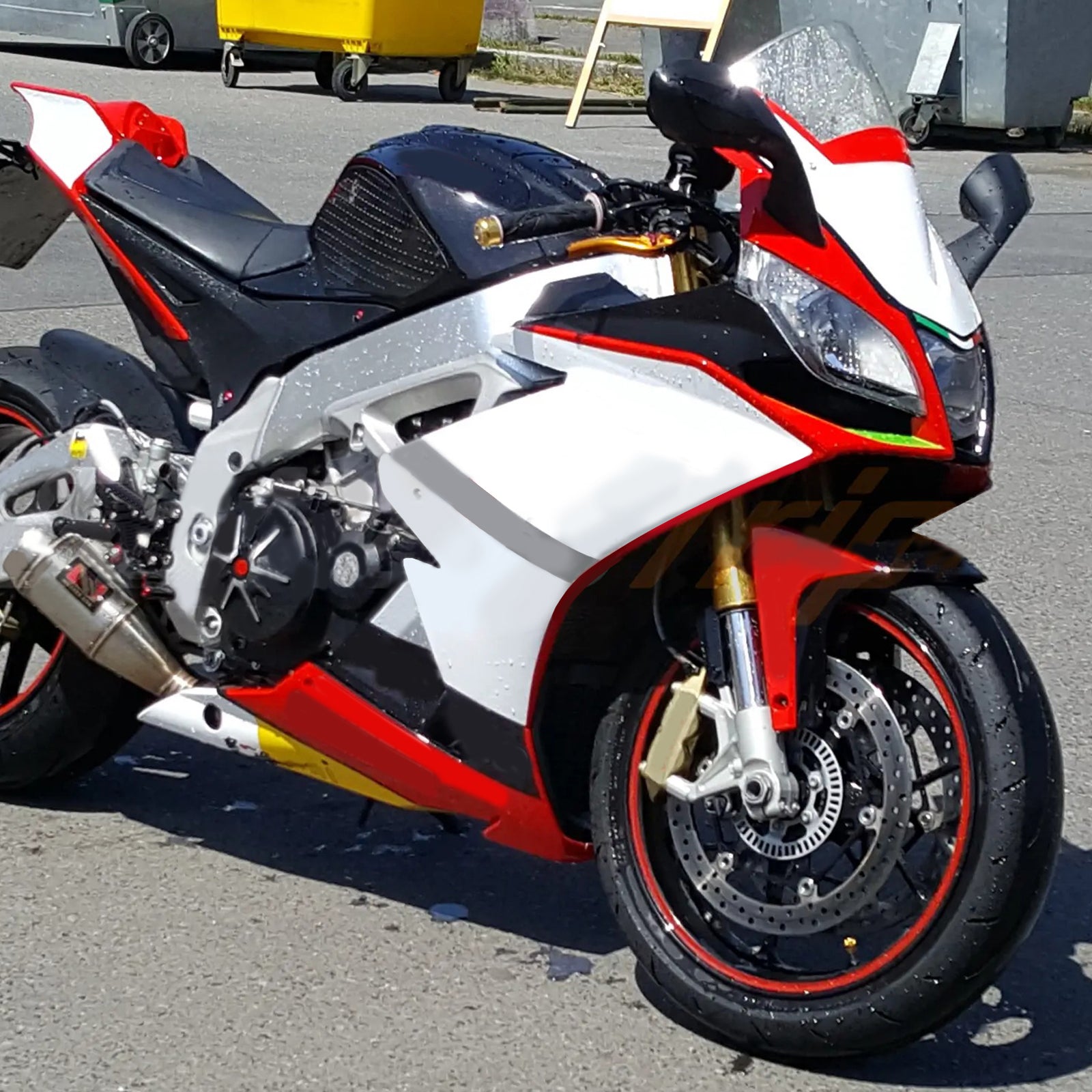 Amotopart Aprilia RSV4 1000 2009-2015 ABS muovinen korirakennesarja