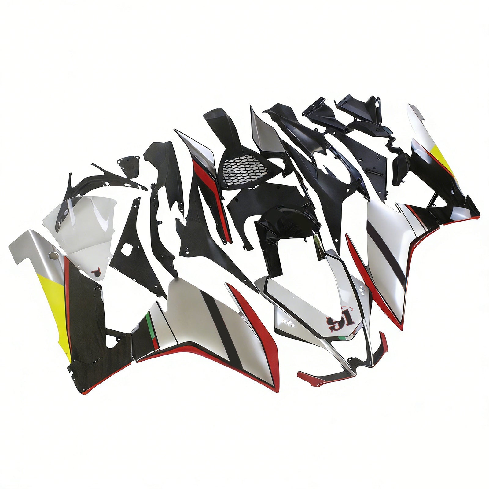 Amotopart Aprilia RSV4 1000 2009-2015 ABS muovinen korirakennesarja