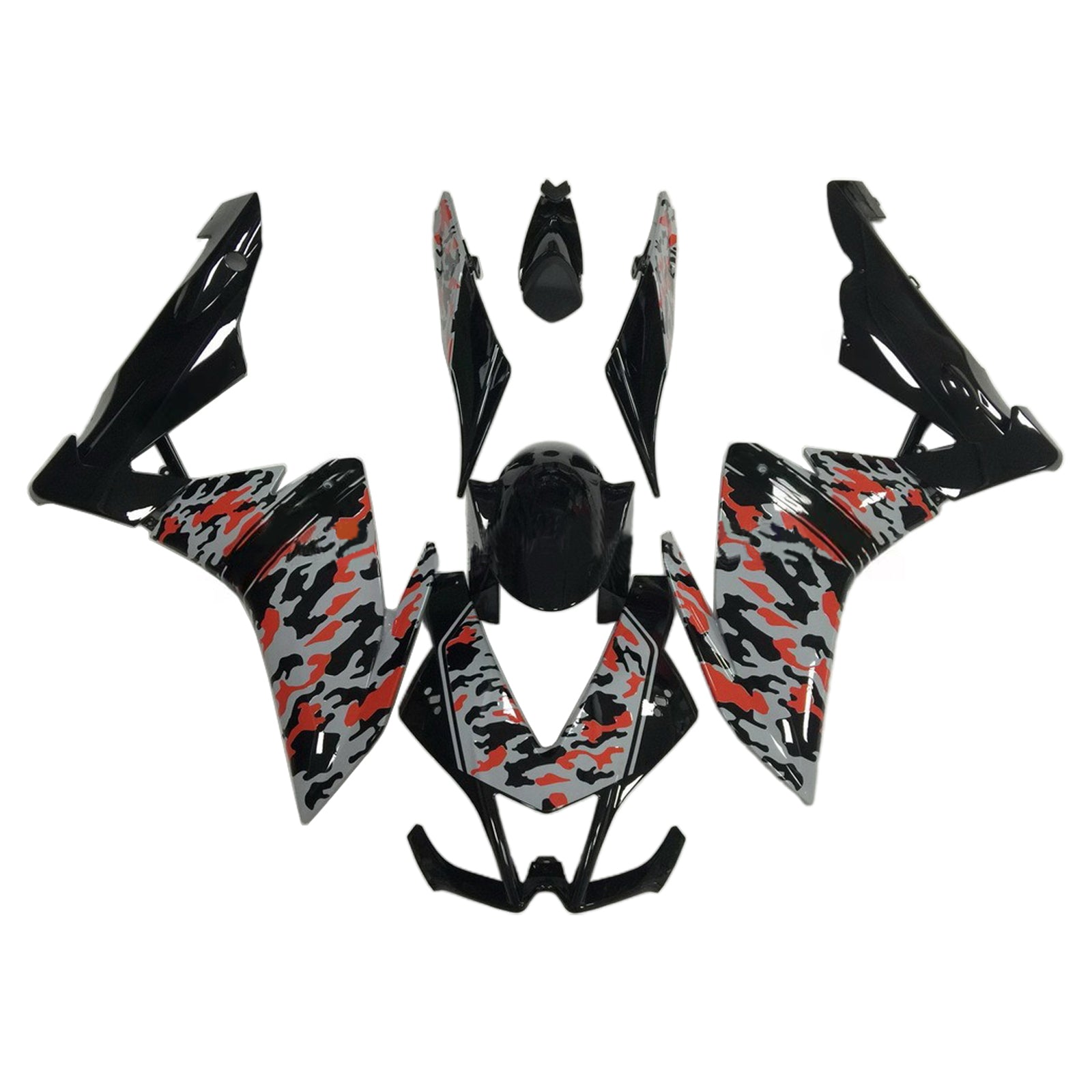 Amotopart Aprilia RSV4 1000 2009-2015 Kit Carénage Carrosserie Plastique ABS