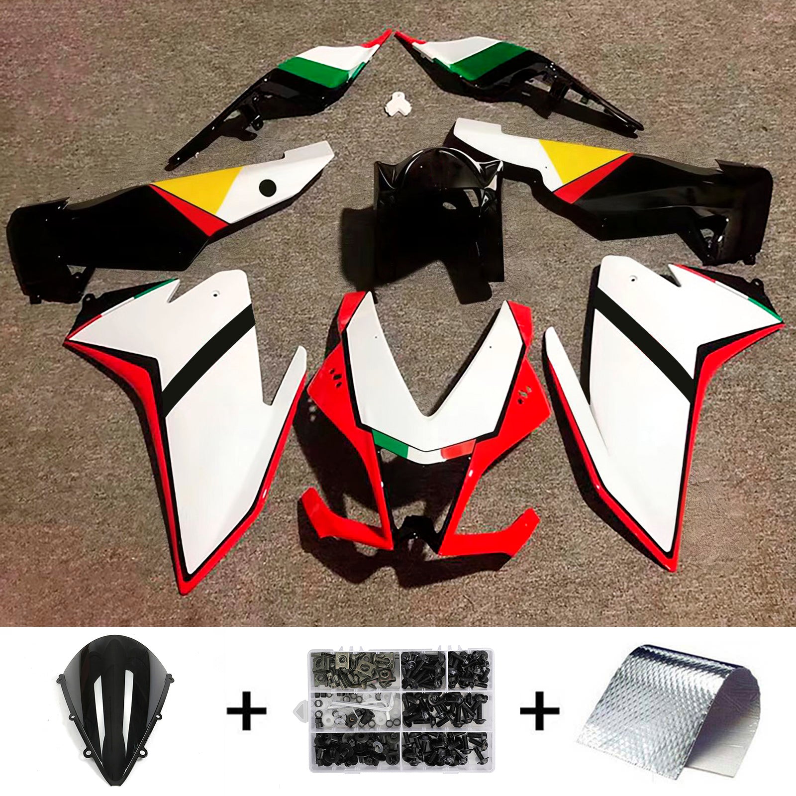 Kit de carénage d'injection Aprilia RSV4 1000 2009-2015 Carrosserie Plastique ABS
