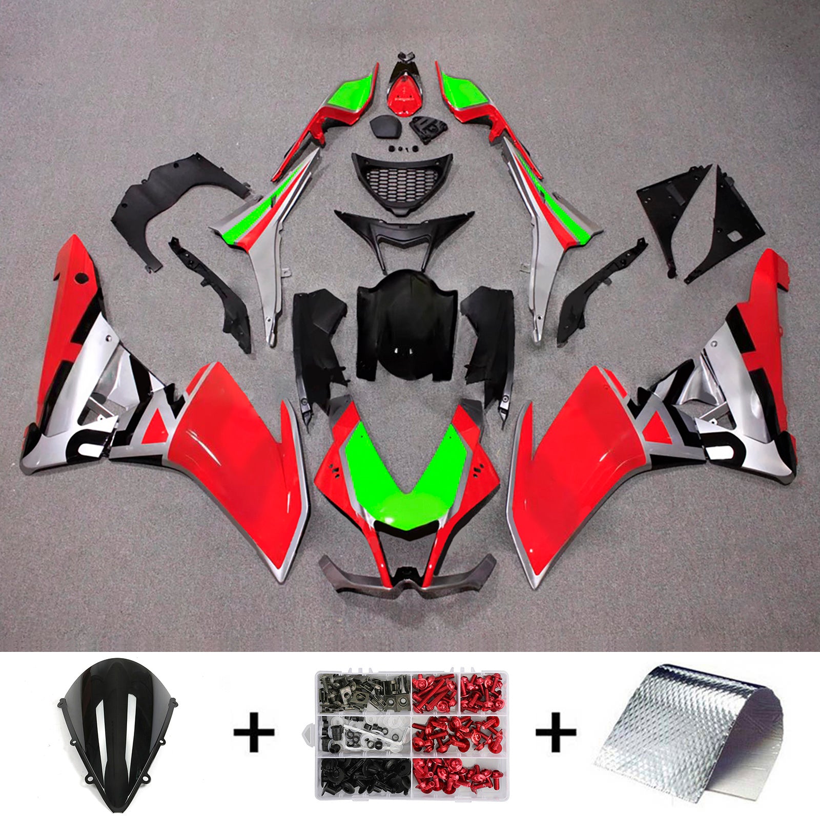 Kit de carénage d'injection Aprilia RSV4 1000 2009-2015 Carrosserie Plastique ABS