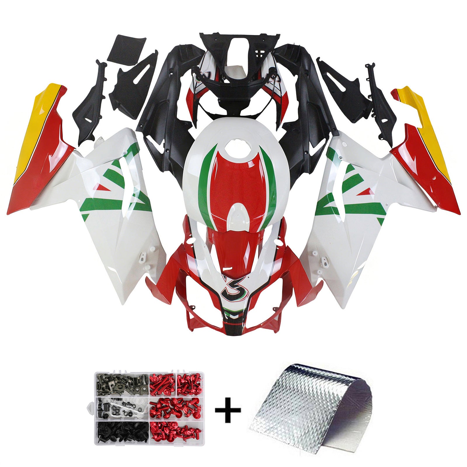 Kit de carénage Amotopart 2006-2011 Aprilia RS125