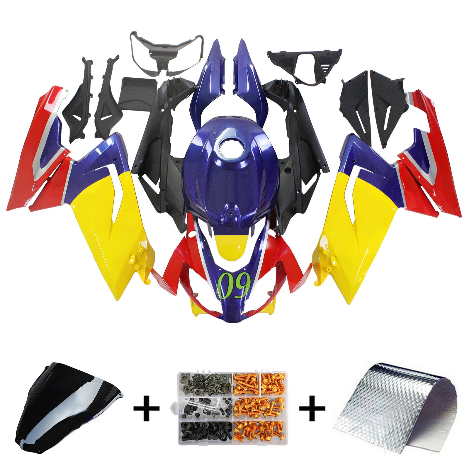 Zestaw owiewek Amotopart 2006-2011 Aprilia RS125