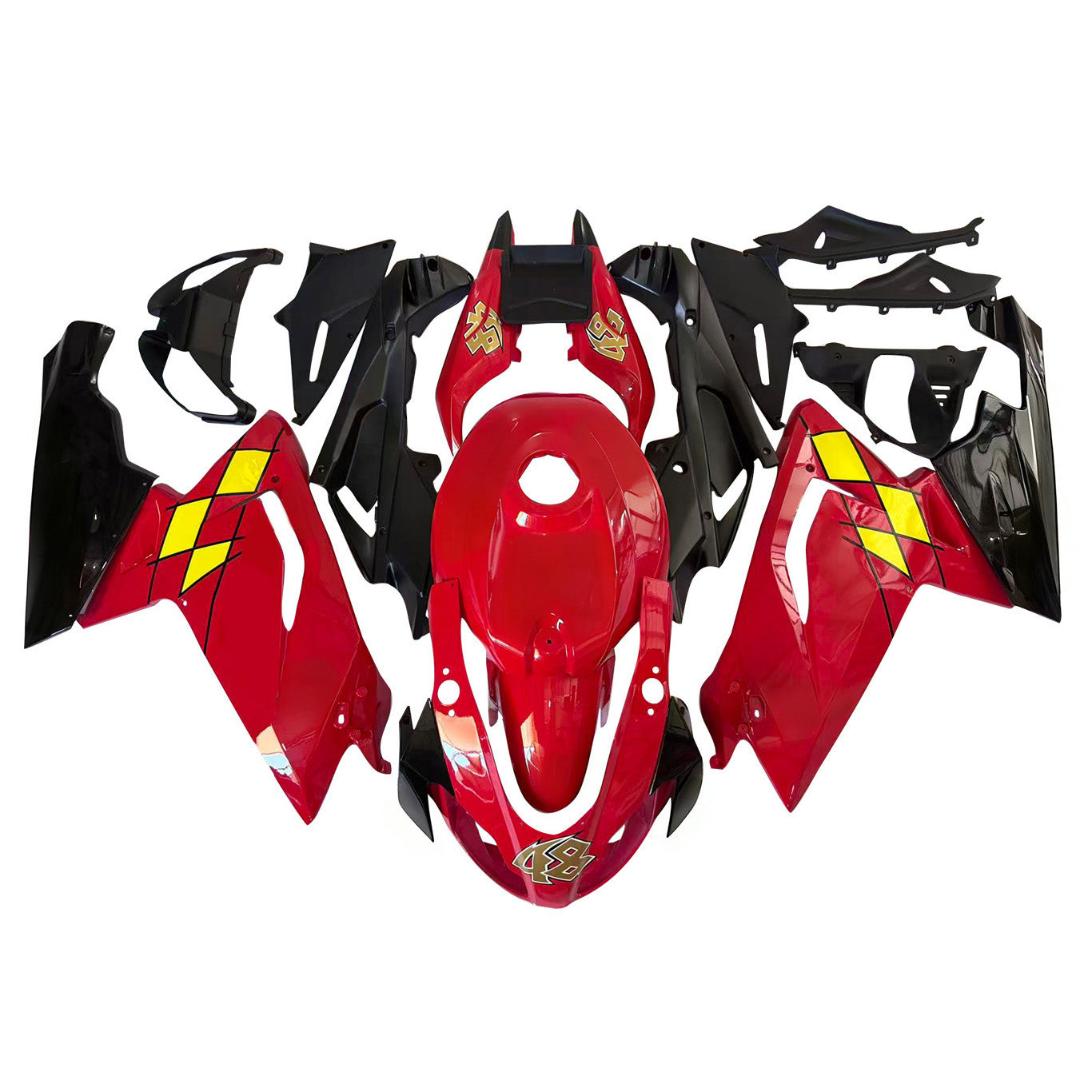 Kit de carénage par injection , carrosserie en plastique ABS Pour Aprilia RS125 2006-2011