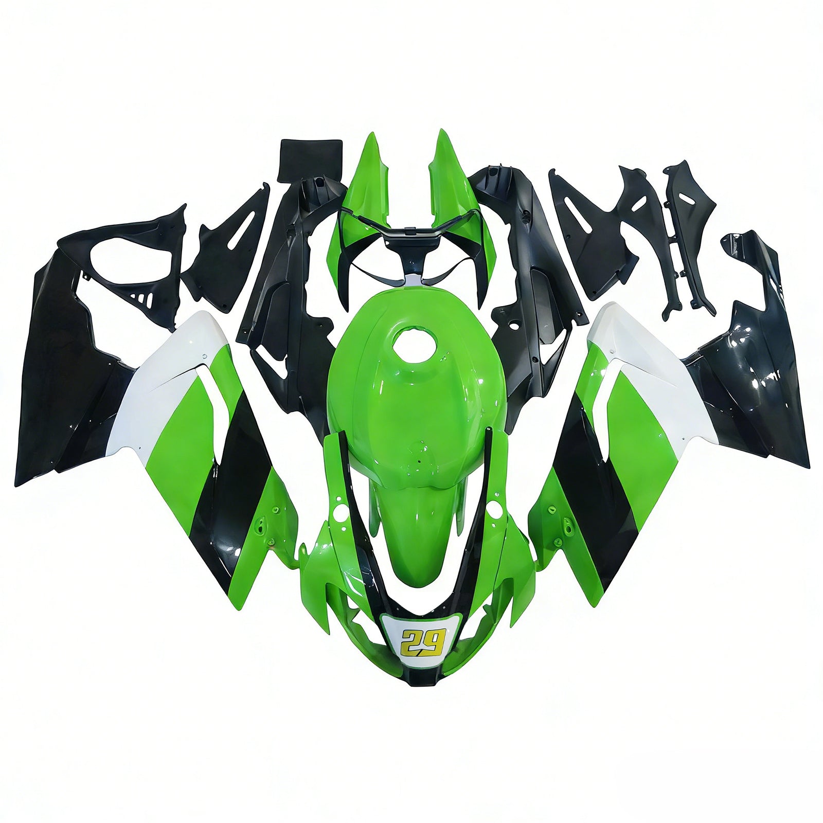 Amotopart Aprilia RS125 2006-2011 Kit Carénage Carrosserie Plastique ABS
