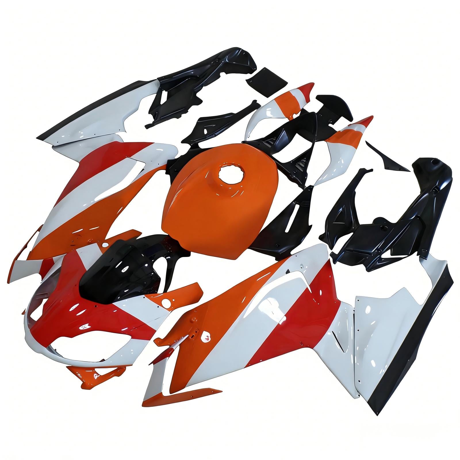 Amotopart Aprilia RS125 2006-2011 Kit Carénage Carrosserie Plastique ABS