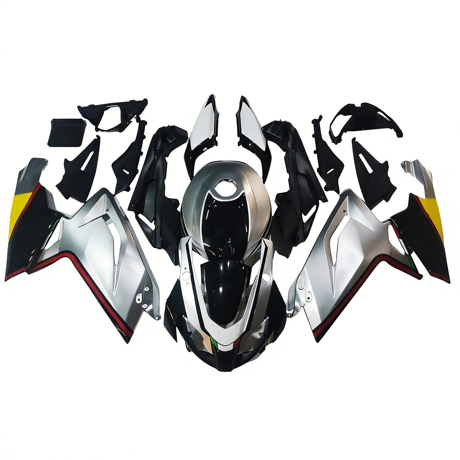 Amotopart Aprilia RS125 2006-2011 Kit Carénage Carrosserie Plastique ABS