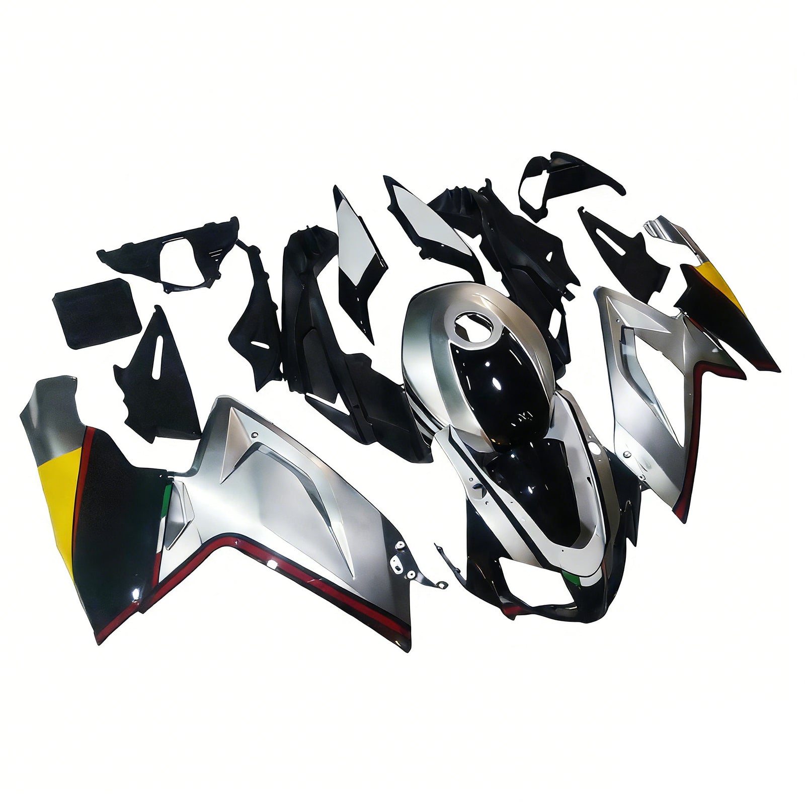 Amotopart Aprilia RS125 2006-2011 Kit Carénage Carrosserie Plastique ABS