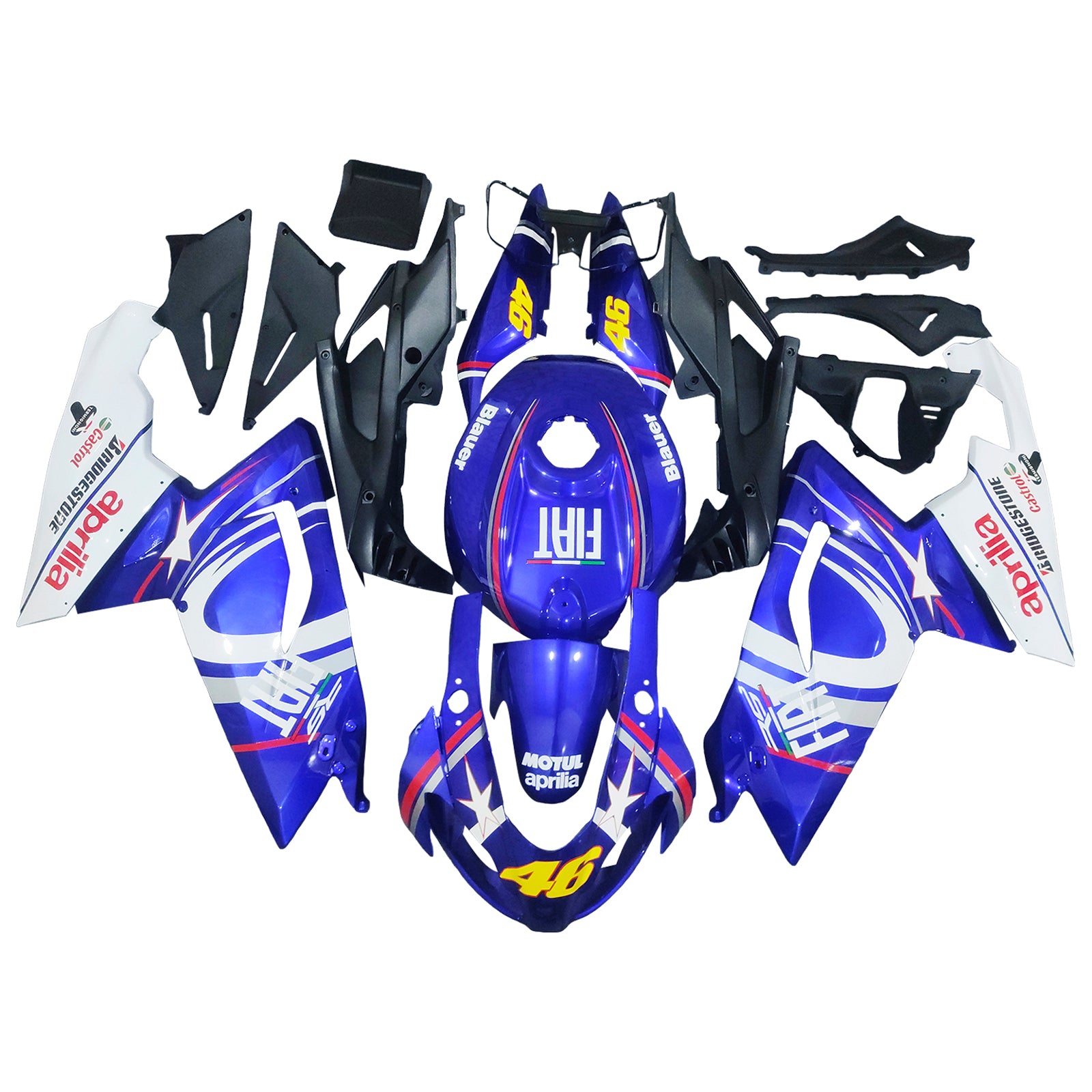 Amotopart Aprilia RS125 2006-2011 Kit Plastic Bodest