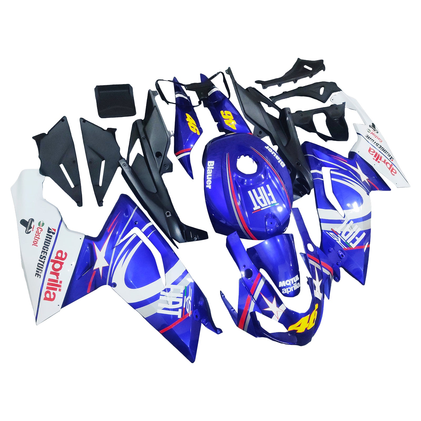 Amotopart Aprilia RS125 2006-2011 Kit Plastic Bodest