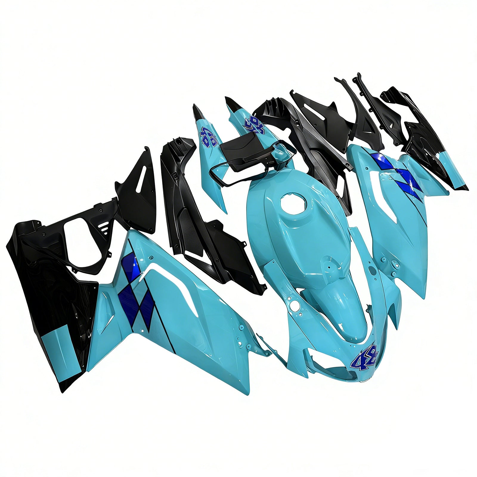 Kit de carénage d'injection Aprilia RS125 2006-2011 Carrosserie Plastique ABS