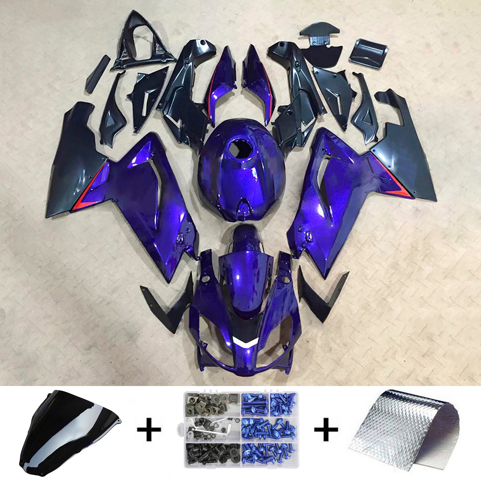 Zestaw owiewek wtryskowych Aprilia RS125 2006-2011 Nadwozie Tworzywo ABS