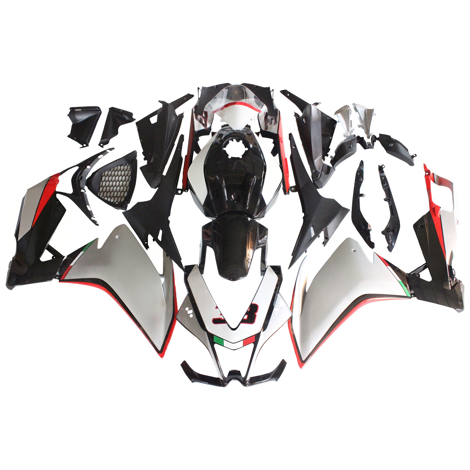 Amotopart Aprilia RS4 RS125 RS50 2012-2016 Kit de carénage Carrosserie
