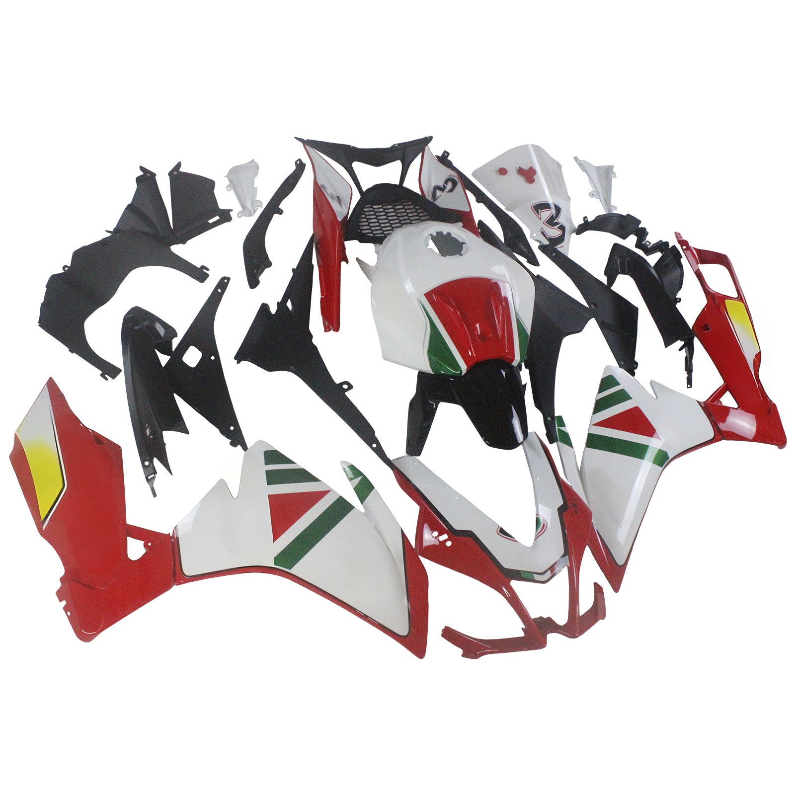 AMOTOPART Aprilia Rs4 Rs 125 Rs 50 2012-2016 Kit de carroserie