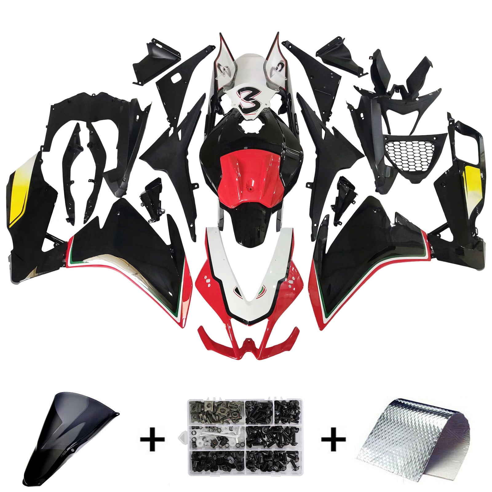 Amotopart Aprilia RS4 RS 125 RS 50 2012-2016 suojasarjan korirakenne