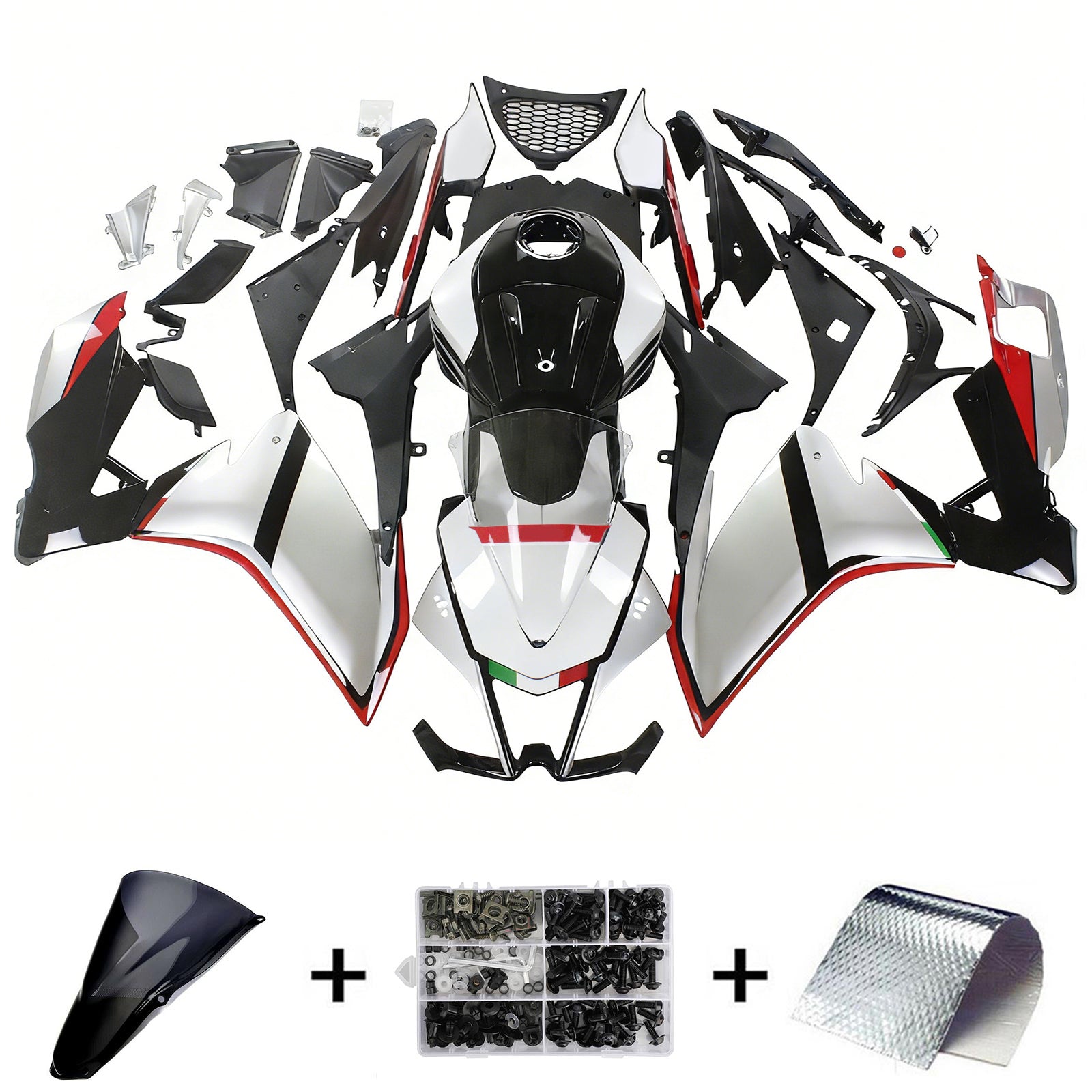 Amotopart Aprilia RS4 RS125 RS50 2012-2016 Kit de carénage Carrosserie