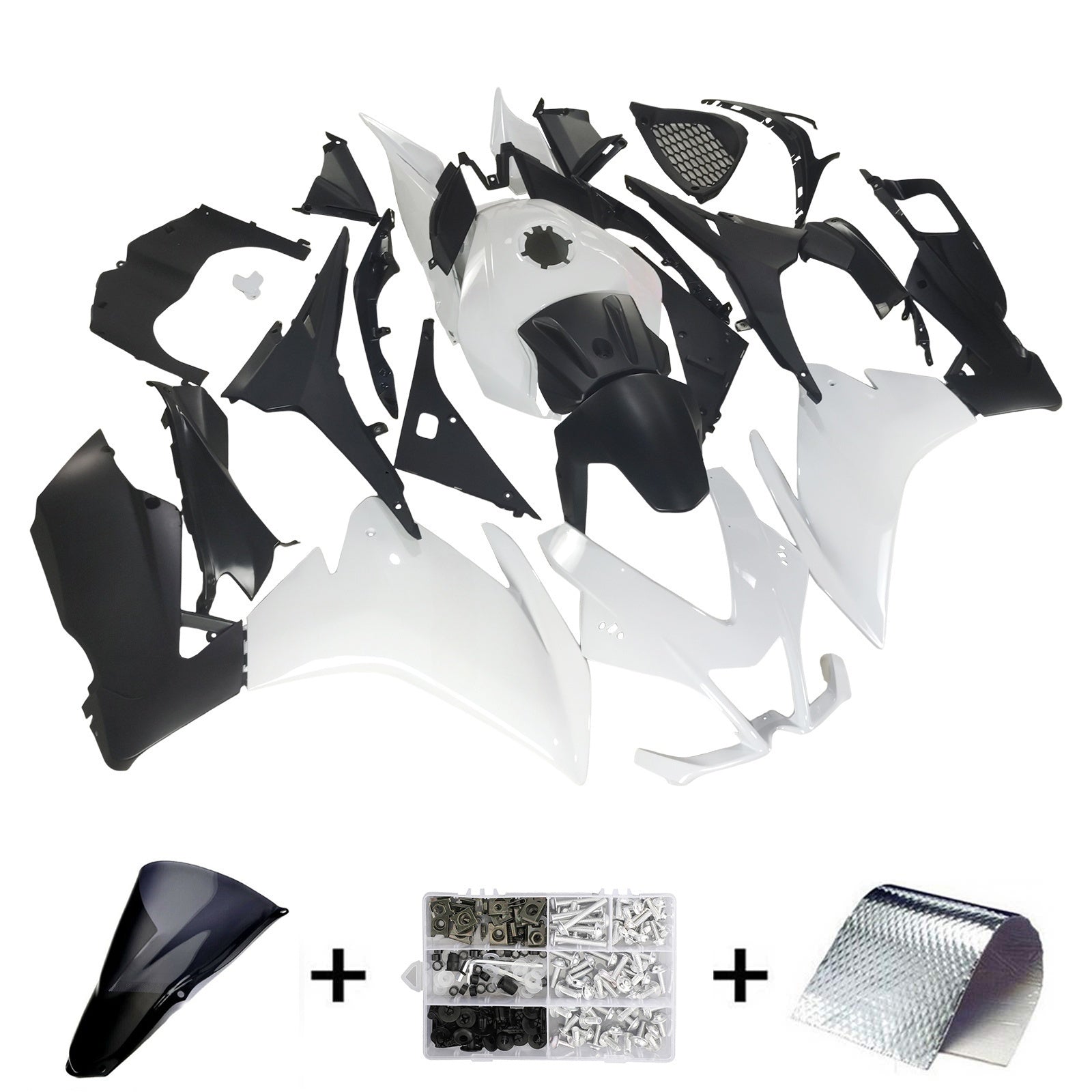 Amotopart Aprilia RS4 125 50 2012-2016 Kit Carénage Carrosserie