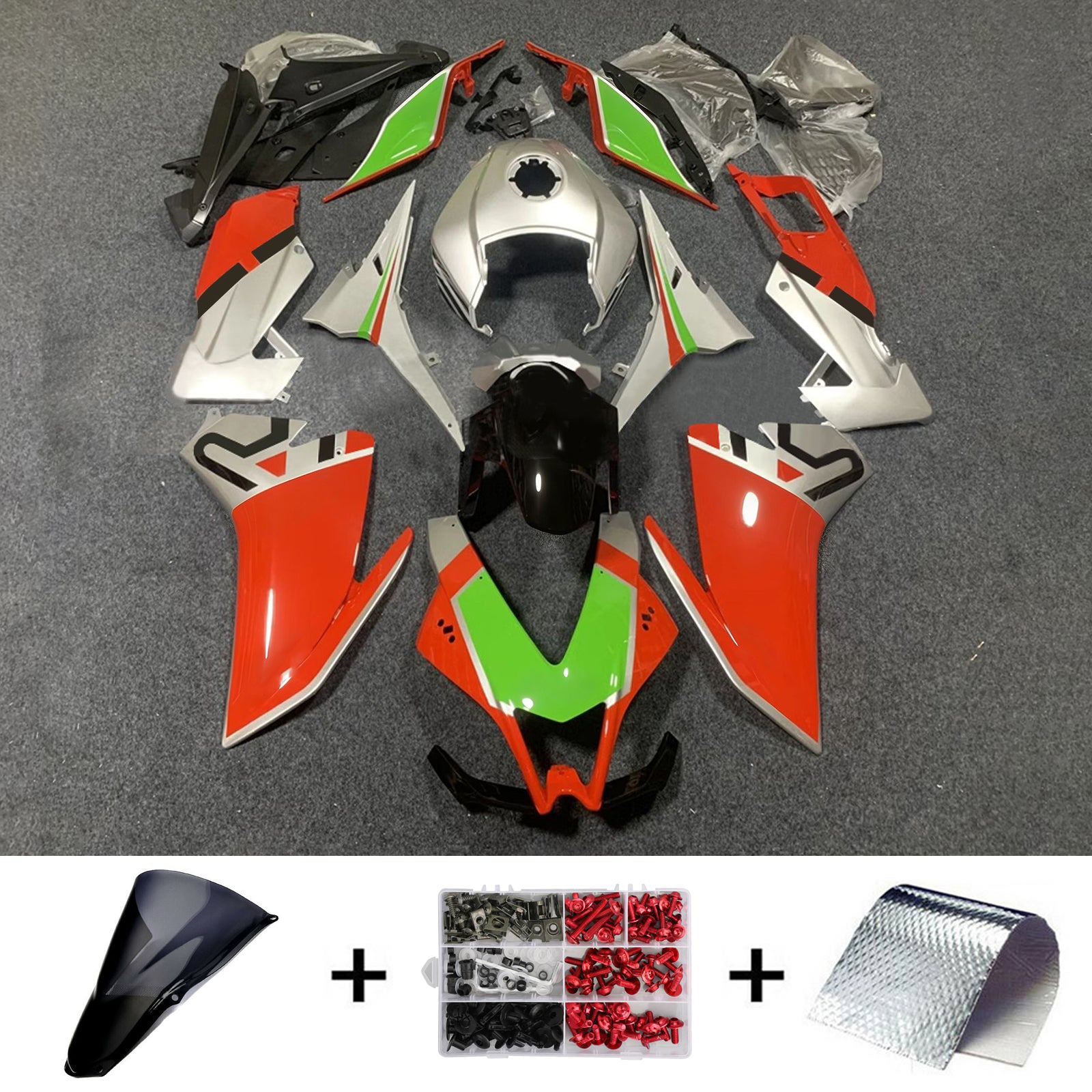 2012-2016 Aprilia RS4 125 50 päällirakenteen ruiskutussuojasarja
