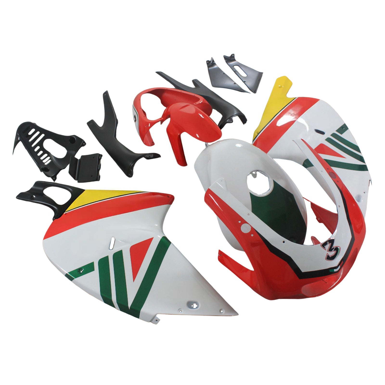 Amotopart Aprilia RS125 2000-2005 Zestaw owiewek nadwozia z tworzywa ABS