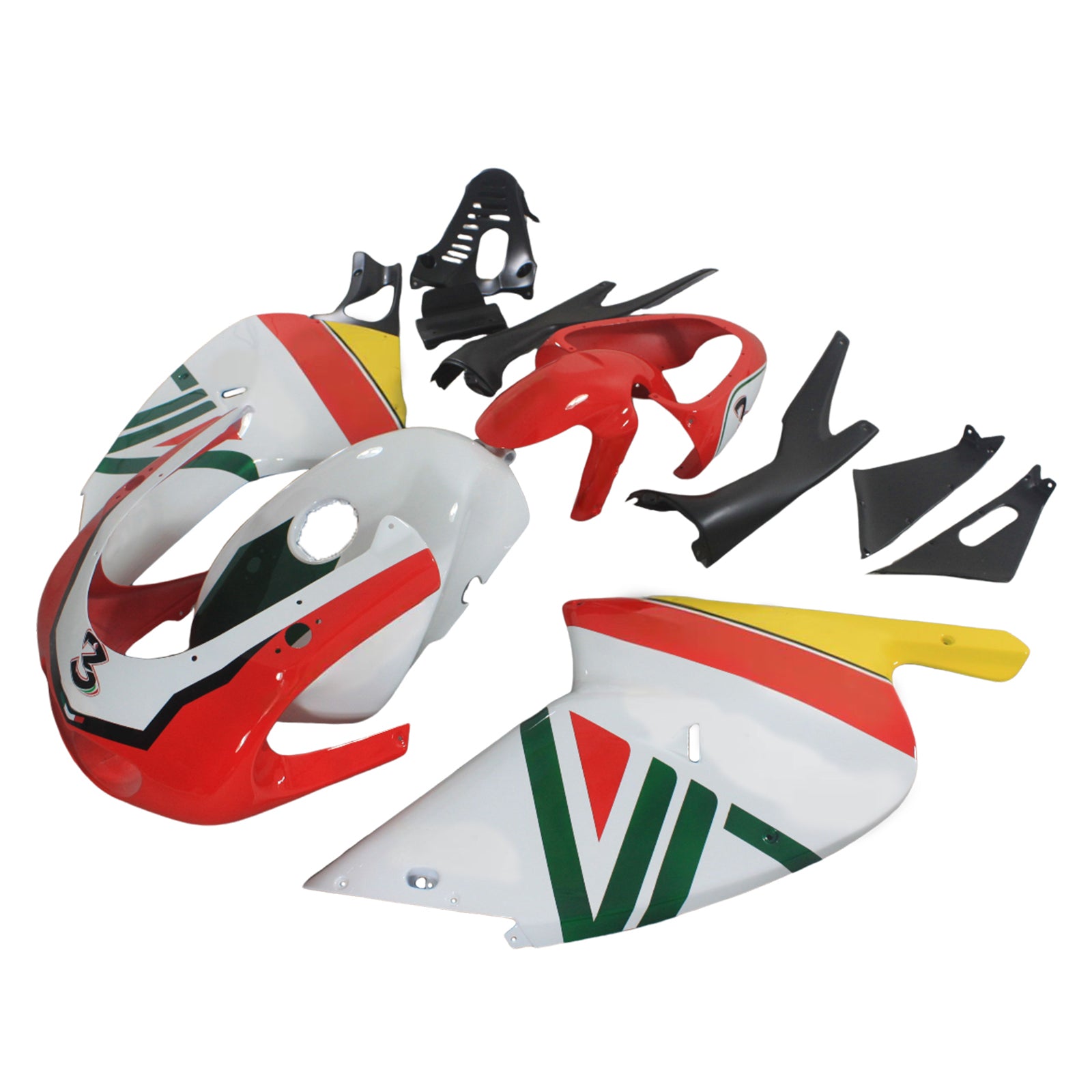 Amotopart Aprilia RS125 2000-2005 Zestaw owiewek nadwozia z tworzywa ABS