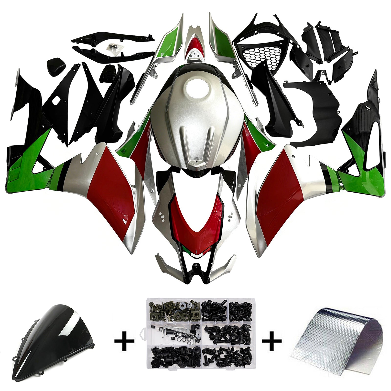 Amotopart Aprilia RSV4 1000 2016-2018 Kit de carénage