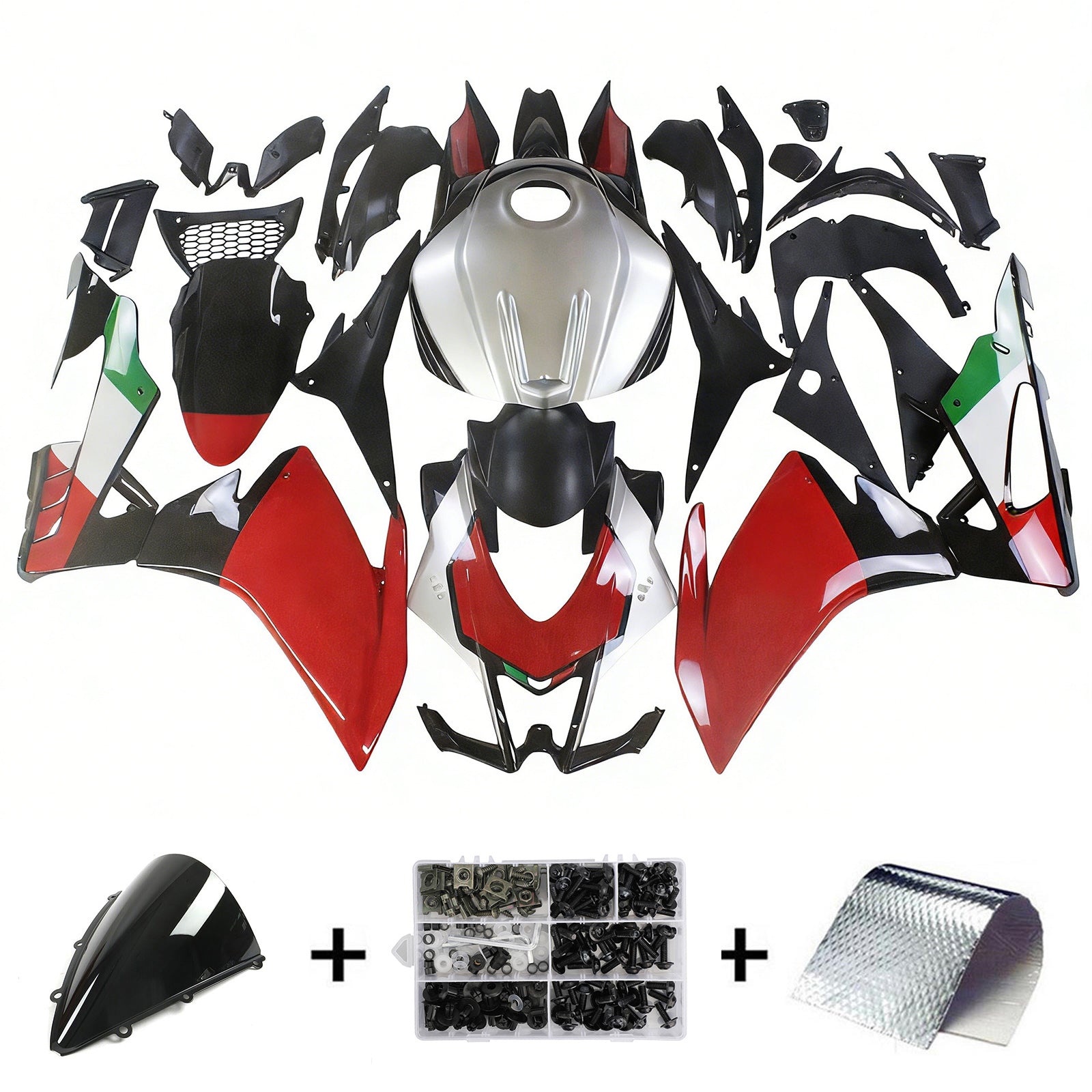 Amotopart Aprilia RSV4 1000 2016-2018 Kit de carénage