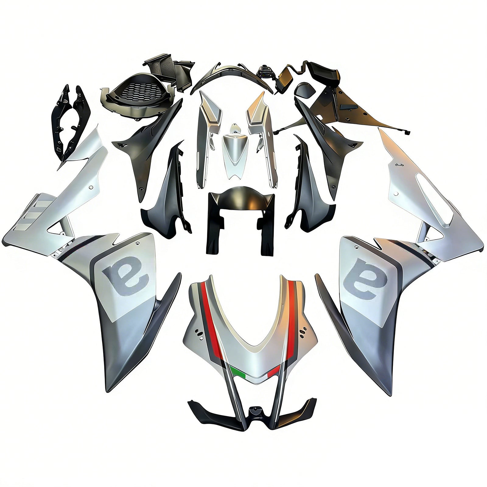 Amotopart Aprilia RSV4 1000 2016-2018 Zestaw owiewek plastikowych do karoserii