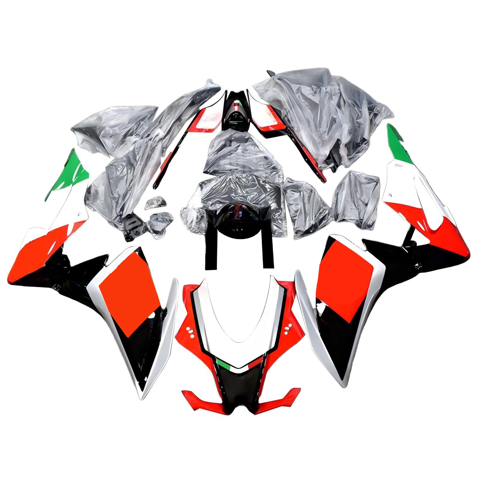 Amotopart Aprilia RSV4 1000 2016-2018 Kit Carénage Carrosserie Plastique