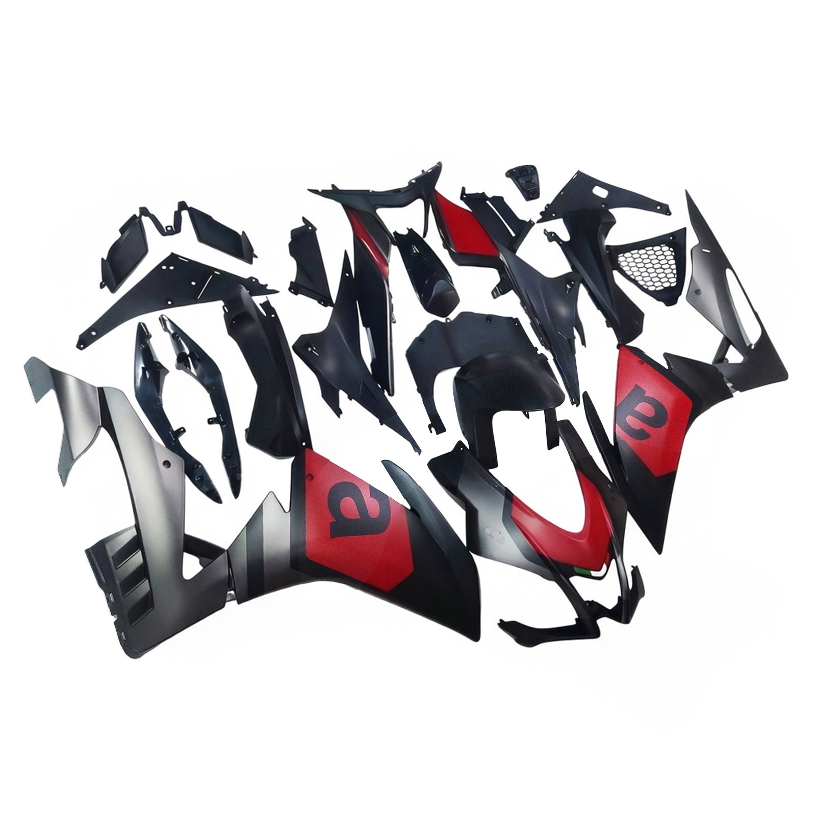 Amotopart Aprilia RSV4 1000 2016-2018 Kit Carénage Carrosserie Plastique
